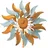 Lemodo Windrad Fire Flower 213 cm Bronze