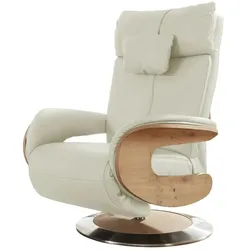 himolla Relaxsessel Leder Mit verschiedenen Funktionen  Hilke ¦ creme ¦ Maße (cm): B: 75 H: 112 T: 87.0