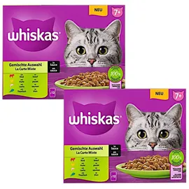 Whiskas 7+ Gemischte Auswahl in Sauce 24 x 85 g