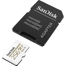 SanDisk Max Endurance microSD Class 10 UHS-I V30 + SD-Adapter 256 GB