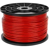 Azusa 6-mm-Stereo-Mikrofonkabel rot,
