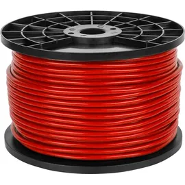 Azusa 6-mm-Stereo-Mikrofonkabel rot,