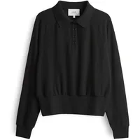 Opus Strickpullover mit Polokragen Modell GEIGI Black, 42