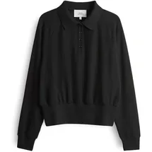 Opus Strickpullover mit Polokragen Modell GEIGI Black, 42
