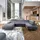 masseno Eckcouch Polyester U-Form mit Schlaffunktion 2-Sitzer Grau