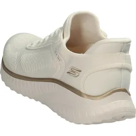 SKECHERS Bobs Squad Chaos Damen Gold/Weiß 37