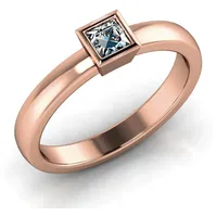 Verlobungsring VR06 750er Rotgold - 3577