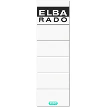 Elba Rückenschilder 04617 Weiß 59 x 190 mm 10 Blatt