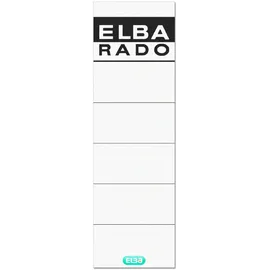 Elba Rückenschilder 04617 Weiß 59 x 190 mm 10 Blatt