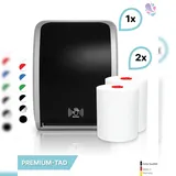 Blanc HYGIENIC SET: Handtuchrollenspender SENSOR, berührungslos, Blanc Cosmos verschied. Farben + 2 Handtuchrollen PREMIUM TAD - PRODUKTSET