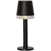 Star Trading - Tischlampe Parvus, Solar, Tischdekoration, Tischleuchte, Schwarz, Dämmerungssensor, Außenbereich, Warmweiß, 21 cm