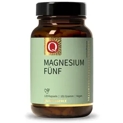 Quintessence Magnesium Fünf Kapseln - sehr gut bioverfügbar 120 St