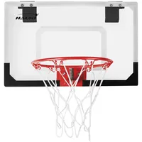 Hauki Basketballkorb Set mit 3 Bällen 58x40 cm, Weiß,