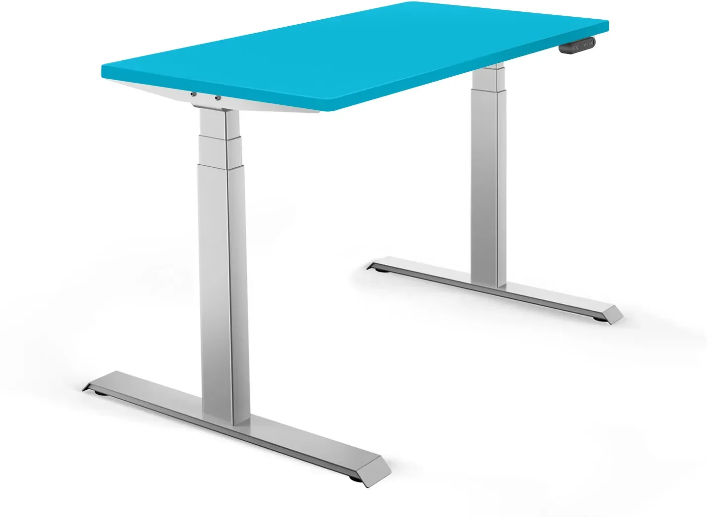 Schaff Elektrisch Höhenverstellbarer Schreibtisch REC | 140x60 cm | Blau