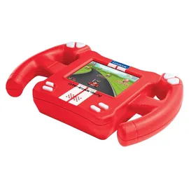 Lexibook Lexibook, Cyber Arcade Racing, Bewegungsgesteuerte Rennkonsole, 30 Renn-, Action- und Puzzlespiele, Steuerung durch Neigen, Rot, JL3150