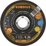 Rhodius 208372 XTK 35 Trenn- und Schruppscheibe Durchmesser 115mm Bohrungs-Ø 22.23mm Stahl, Edelsta