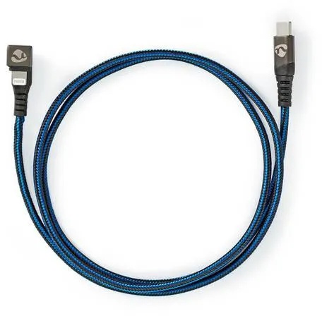 Nedis USB-Kabel| USB 2.0| Apple Lightning 8-Pin| USB-C Stecker| 60 W| 480 Mbps| - Kabel - Digital/Daten