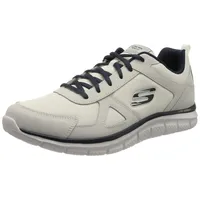 SKECHERS Track - Scloric white/navy 39