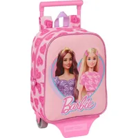Barbie Schulrucksack mit Rädern Barbie Love Rosa 22 x