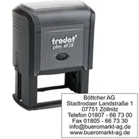 Trodat Textstempel Printy 4928 Stempel Schwarz