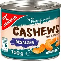 GUT&GÜNSTIG Cashews geröstet & gesalzen Nüsse 150,0 g