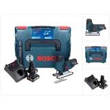 Bosch GST 12V-70 Professional Akku Stichsäge 12 V + 2x Akku 6,0 Ah + Ladegerät + L-Boxx