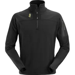 Snickers 9435 Body Mapping Micro Fleece Troyer  schwarz | Größe: XL - Grau