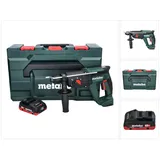 Metabo KH 18 LTX 24 Akku Kombihammer 18V 2,1 J SDS plus + 1x Akku 4 Ah + metaBOX