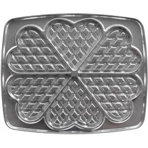 LAGRANGE 030521 Waffeln in Herzform Silber