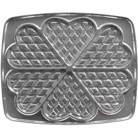 LAGRANGE 030521 Waffeln in Herzform Silber