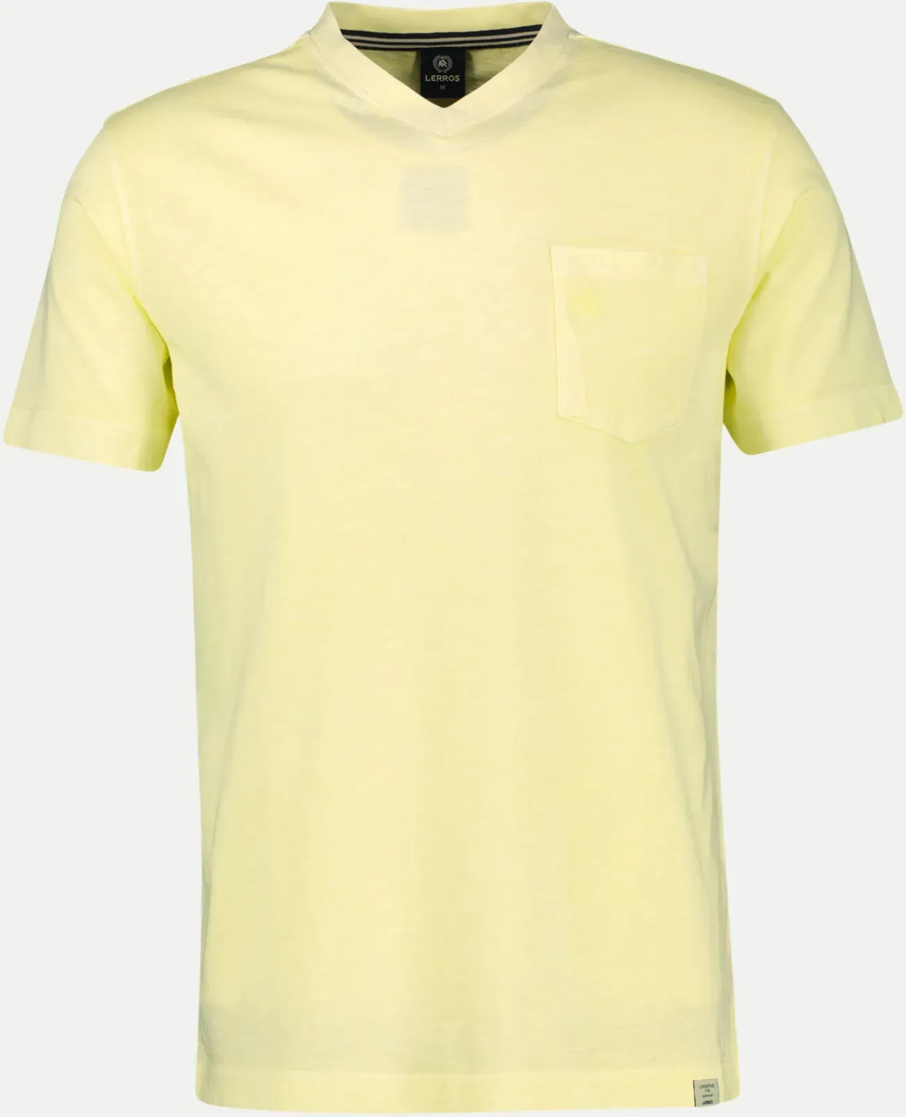 T-shirt Serafino 1/2 arm Gelb XXXL
