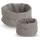 Zeller Aufbewahrungskorb Waffelpiqué 2-tlg. 20 x 20 x 12 cm grau