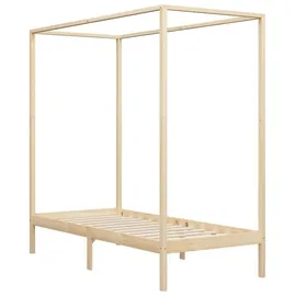 furnicato Himmelbett 100 x 200 cm Braun