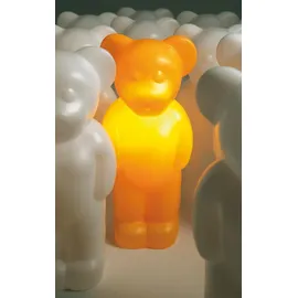 authentics Lumibär Dekoleuchte LED, Leuchtfigur in Bärenform mit Fernbedienung, Polyethylen, Weiß, 523700