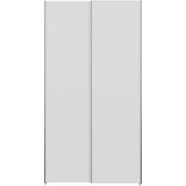 Forte Schwebetürenschrank Nook 100,1 x 190,5 x 39,1 cm Weiß
