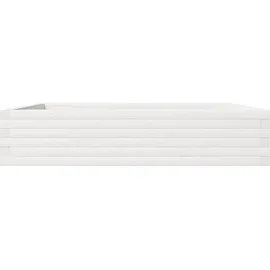 vidaXL Pflanzkübel 110 x 110 x 23 cm Weiß