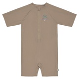 Lässig Badeanzug LSF Short Sleeve Sunsuit - Choco - Gr. 62/68