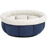 vidaXL Hundebett 40x40x20cm Blau Hundekissen Hundekorb Haustierbett Katzenbett