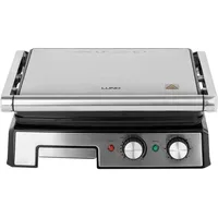 VOREL ELEKTRO-KONTAKTGRILL GERILLT GRILLFLÄCHE 29,5X24CM 2000W, Tischgrill, Silber