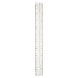 FC BAYERN Lineal Aluminium 30cm silber 34534