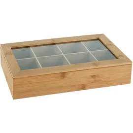 Excellent Houseware Teebeutelbox 32 x 20 x 6,5 cm 1-tlg. transparent
