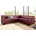 DOMO collection Ecksofa »Norma, moderne Armlehnen, zeitlos und elegant, L-Form«, wahlweise mit Bettfunktion rot
