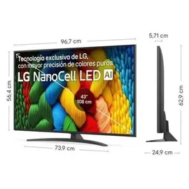 LG 43NANO81A6A 43" 4K NanoCell AI Smart TV