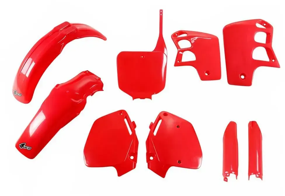 Ufo Honda Cr 500 1995-2000 Hokit089f-067 Fork Protectors & Plastikbausatz - Red - One Size