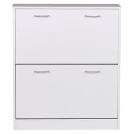 KADIMA DESIGN Kiel 75 x 87 x 24 cm 2 Fächer weiß matt / weiß