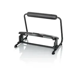 HJH Office Fußstütze PODI F Kunststoff Schwarz ergonomische Fußablage höhenverstellbar & neigbar, inkl. Beinablage, 830111