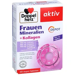 Doppelherz Frauen Mineralien + Kollagen Depot