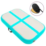 vidaXL Aufblasbare Gymnastikmatte mit Pumpe 60x100x10 cm PVC Grün