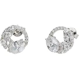 Smart Jewel Paar Ohrstecker SMART JEWEL "mit Zirkonia, Silber 925", silber, Ohrringe, Damen, Silber 925 (Sterlingsilber)