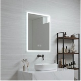 pro.tec [pro.tec] LED-Badspiegel Scafa 45x60 cm Weiß